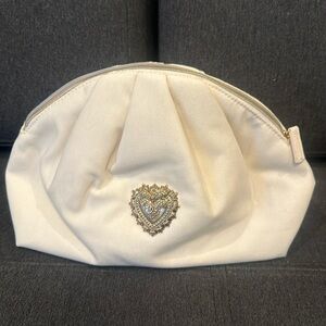 Dolce & Gabbana Beauty Devotion Cosmetic Bag Makeup Case Clutch NWOT